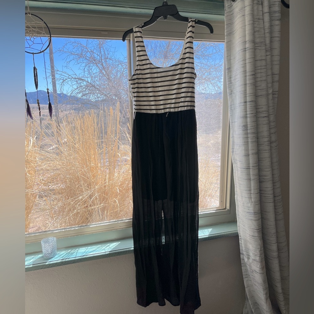 Lily Rose sheer skirted maxi dress.  NWOT